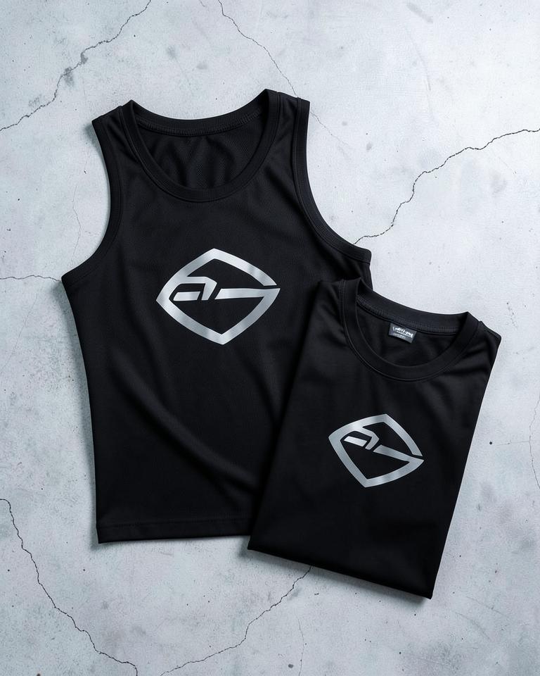 Gym brands apparel example created with Chrome Studio AI