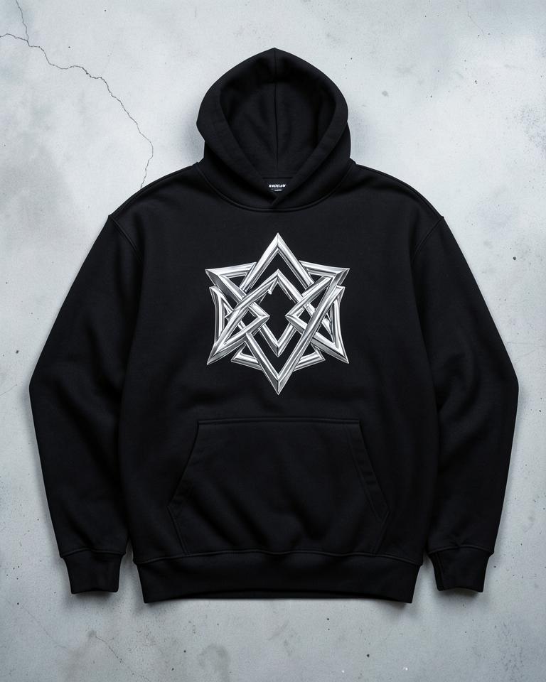 Streetwear apparel example created with Chrome Studio AI